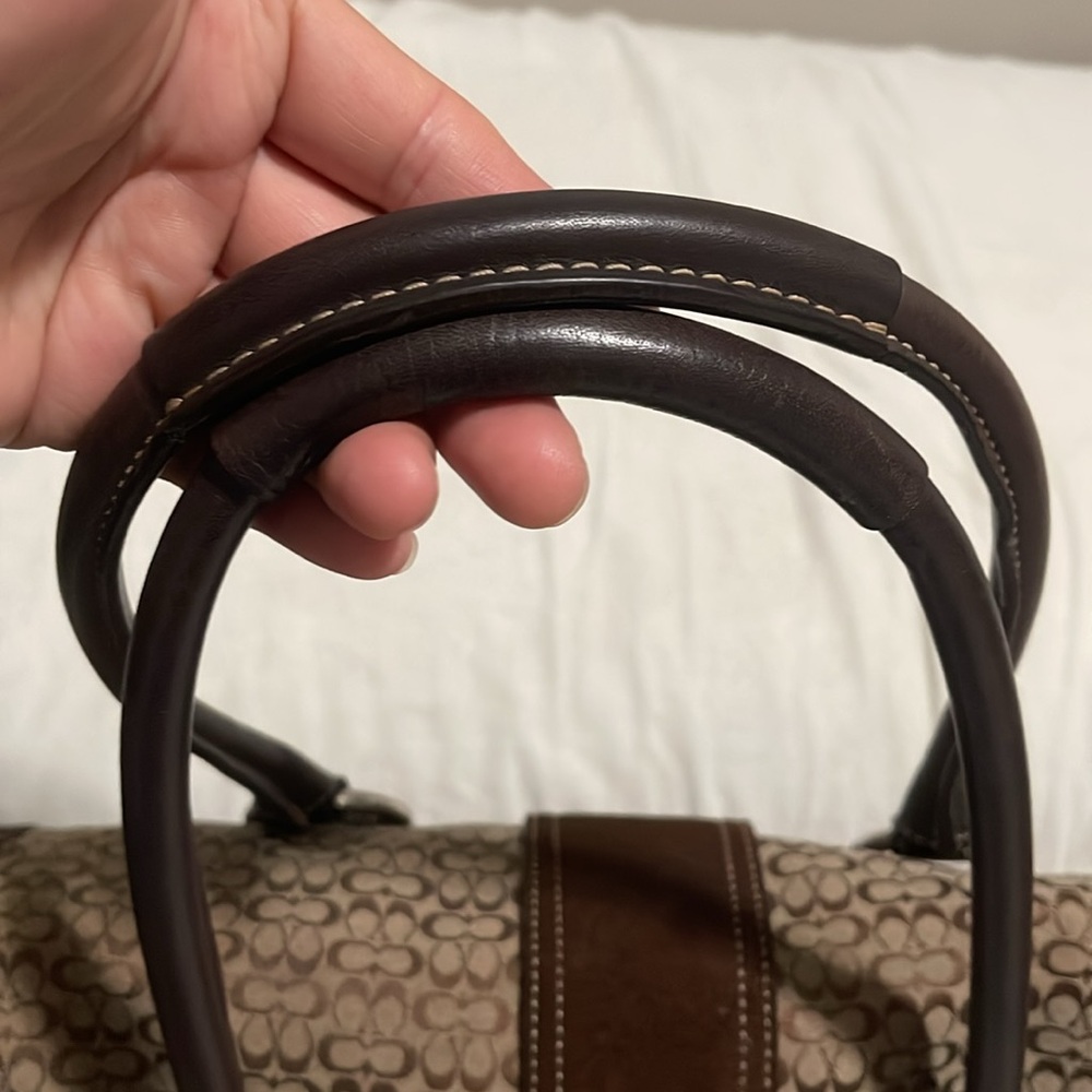 Coach Brown and Tan SoHo Shoulder Bag - Picture 5 of 11